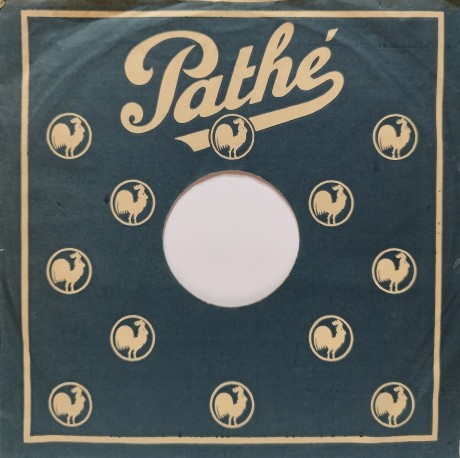 Pathé - obal francúzskej spoločnosti, druhá strana