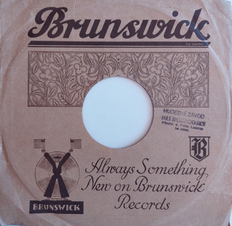 Brunswick - obal z rokov 1935 - 1939, druhá strana