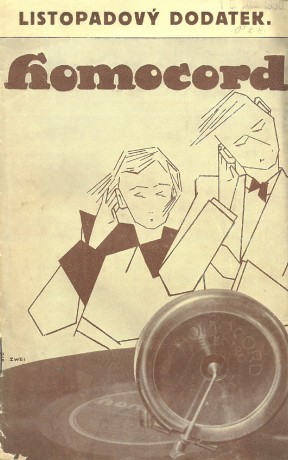 Homocord listopadový dodatek 1930, titul