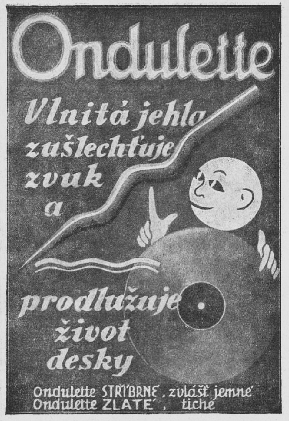Gramofonové ihly Ondulette (1929)