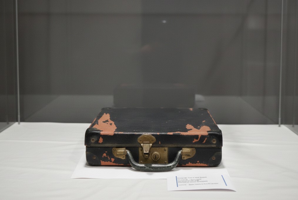 Zo zbierkového fondu SIOZZZ - Prepravný kufrík na šelakové platne z 30. rokov 20. storočia