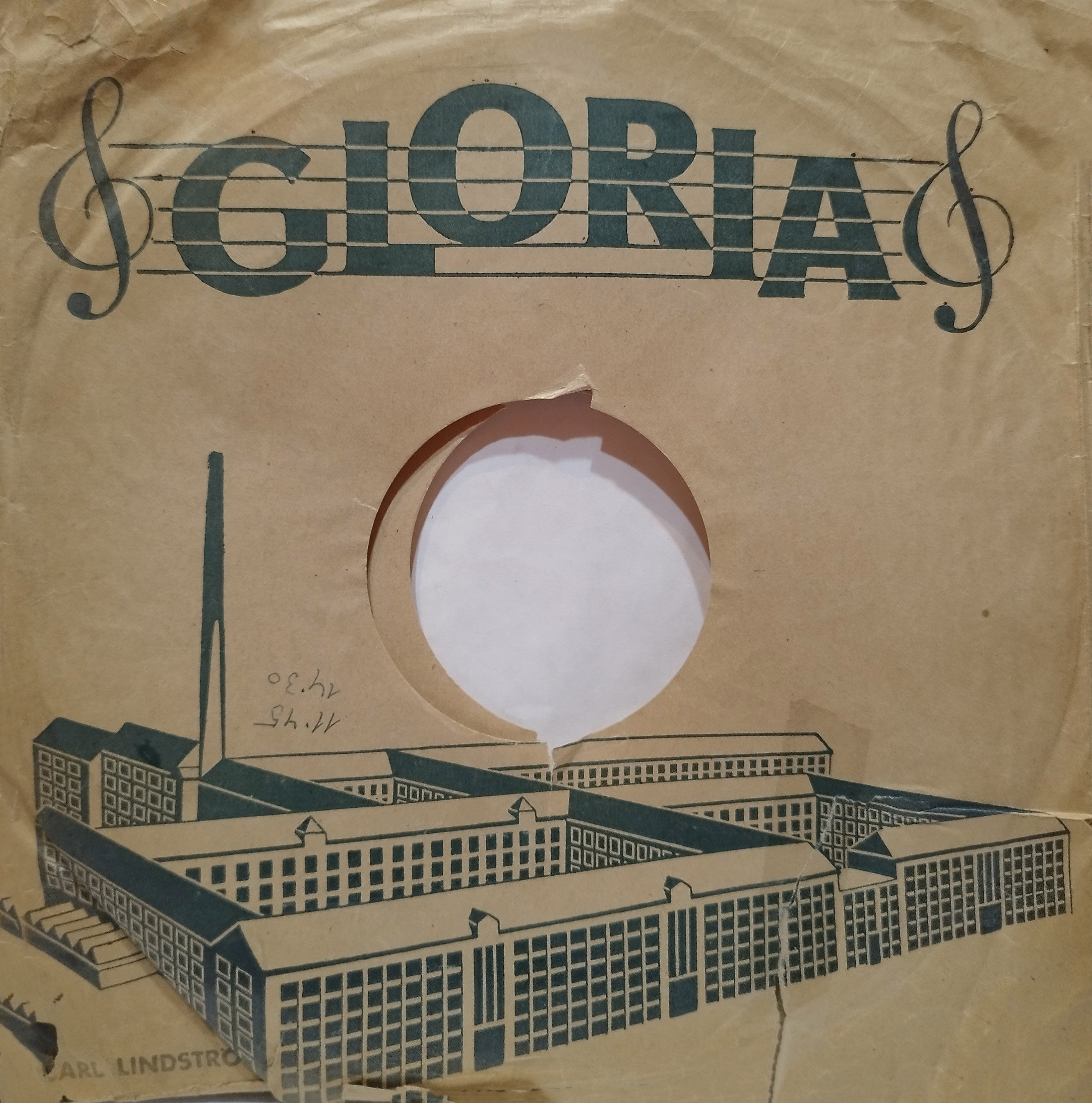 Gloria obal z rokov cca 1937 - 1939