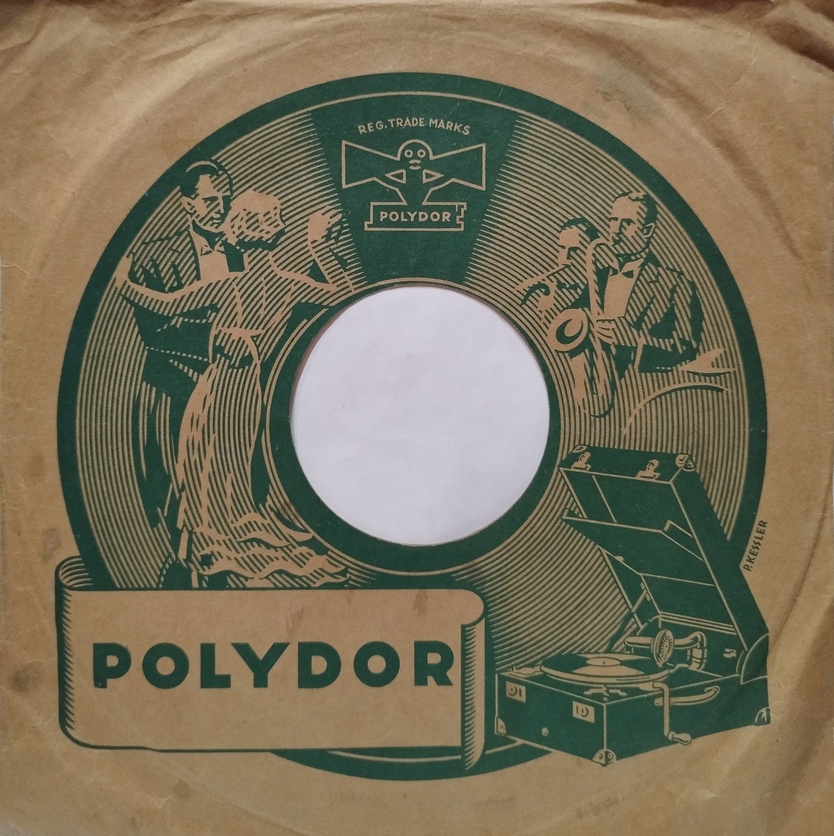 Polydor obal cca z rokov 1934 - 1939