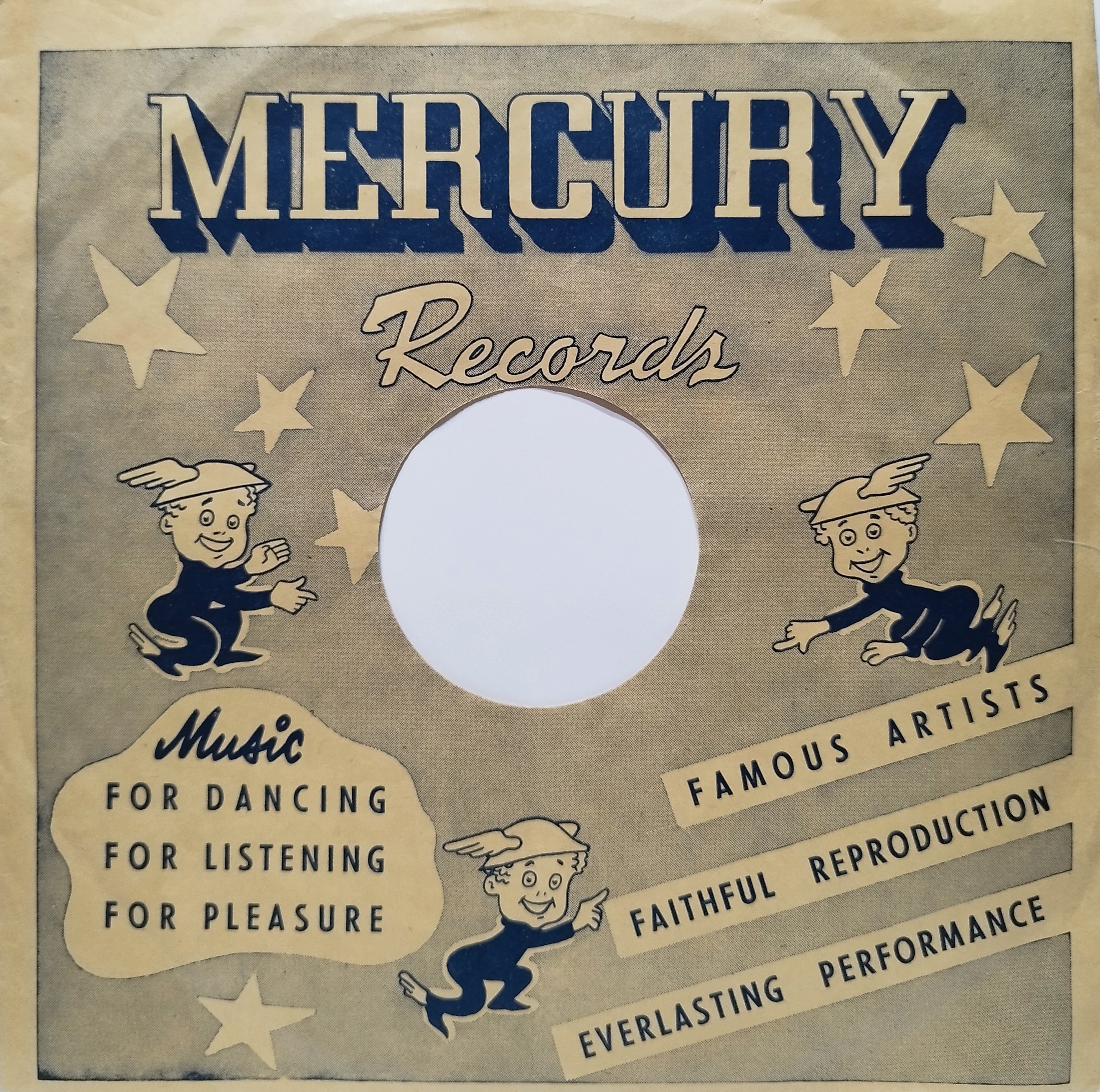 Mercury obal z rokov cca 50. roky 20. st., druhá strana