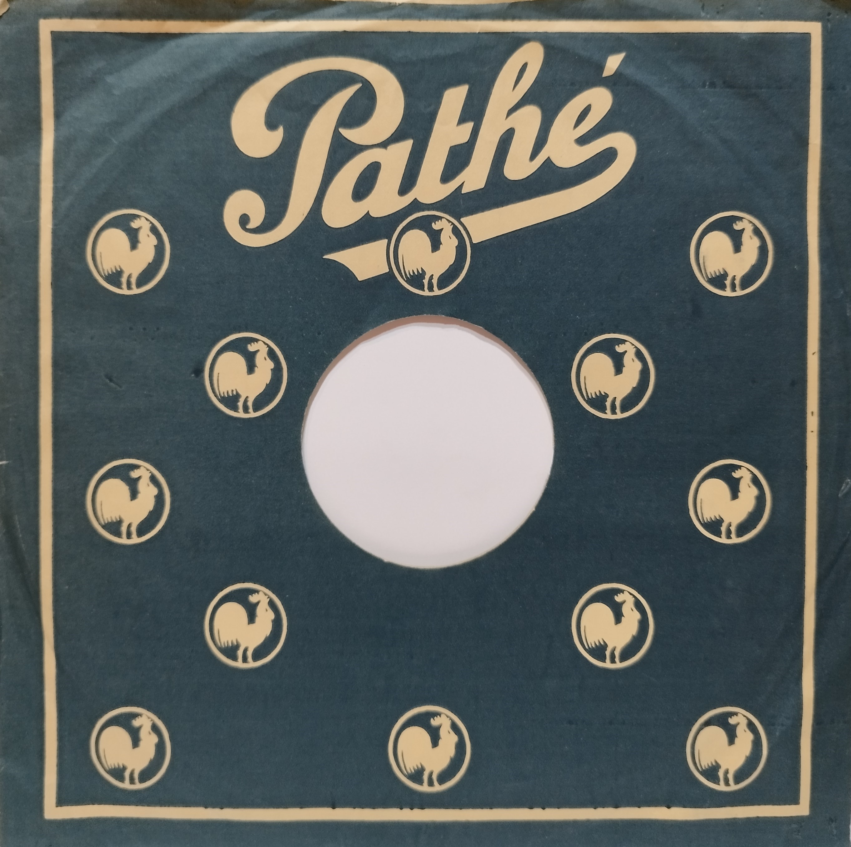 Pathé - obal francúzskej spoločnosti, druhá strana