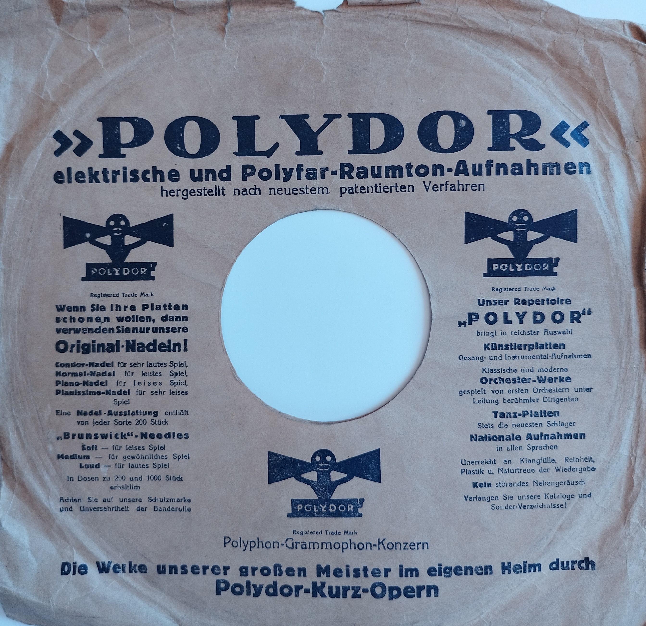 Polydor obal - často boli navonok takmer identické, v skutočnosti sa ale líšili sa v detailoch, druhá strana