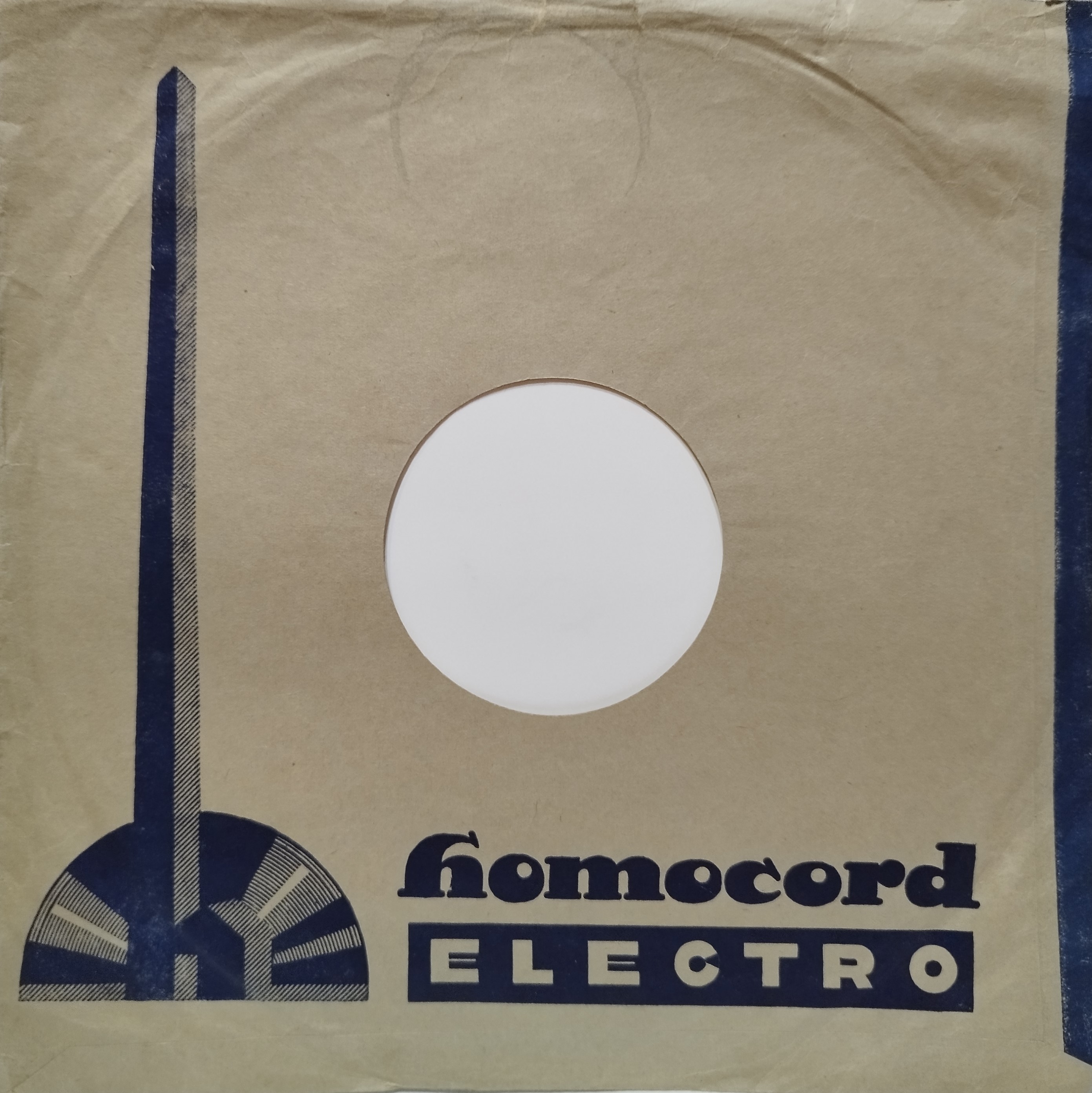 Obal - Homocord, zadná strana