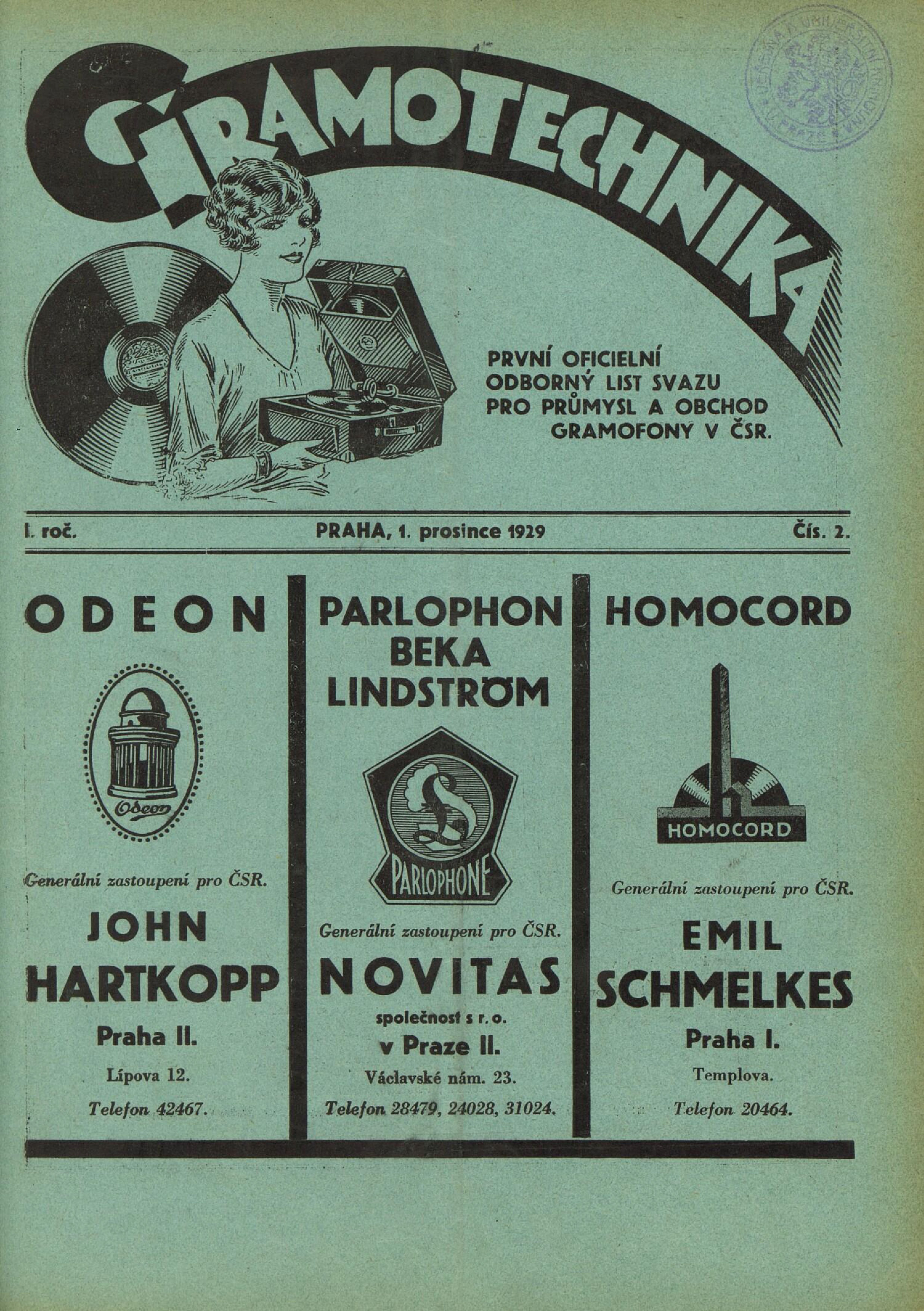 Gramotechnika číslo 2 z roku 1929