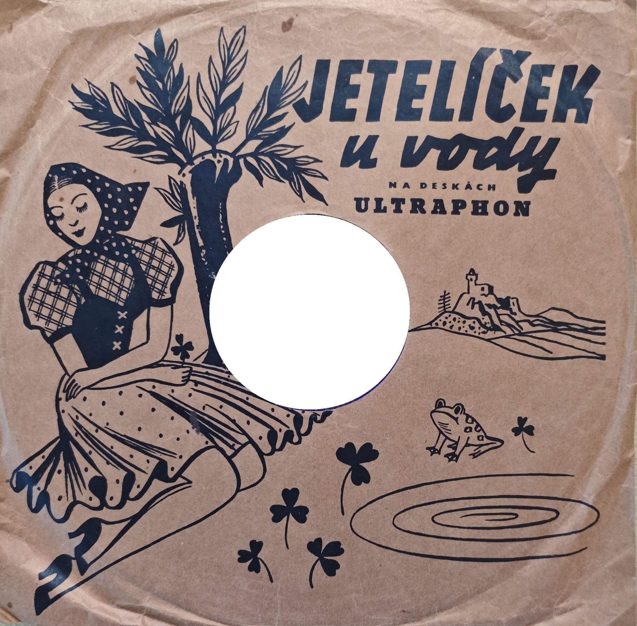 Ultraphon - obal Jetelíček u vody z roku 1940