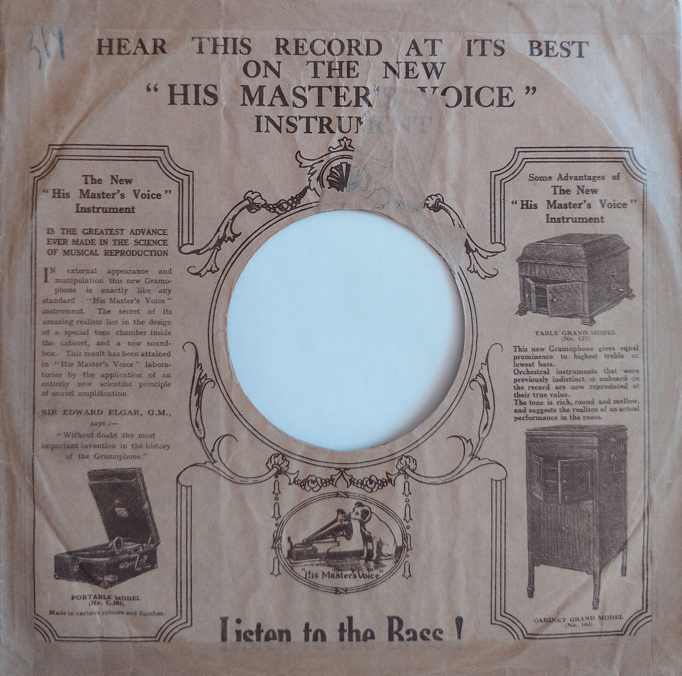 His Master's Voice - obal Listen to the Bass