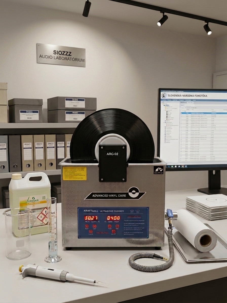 V Audio laboratóriu SIOZZZ sme spustili ultrazvukové čistenie zvukových nosičov