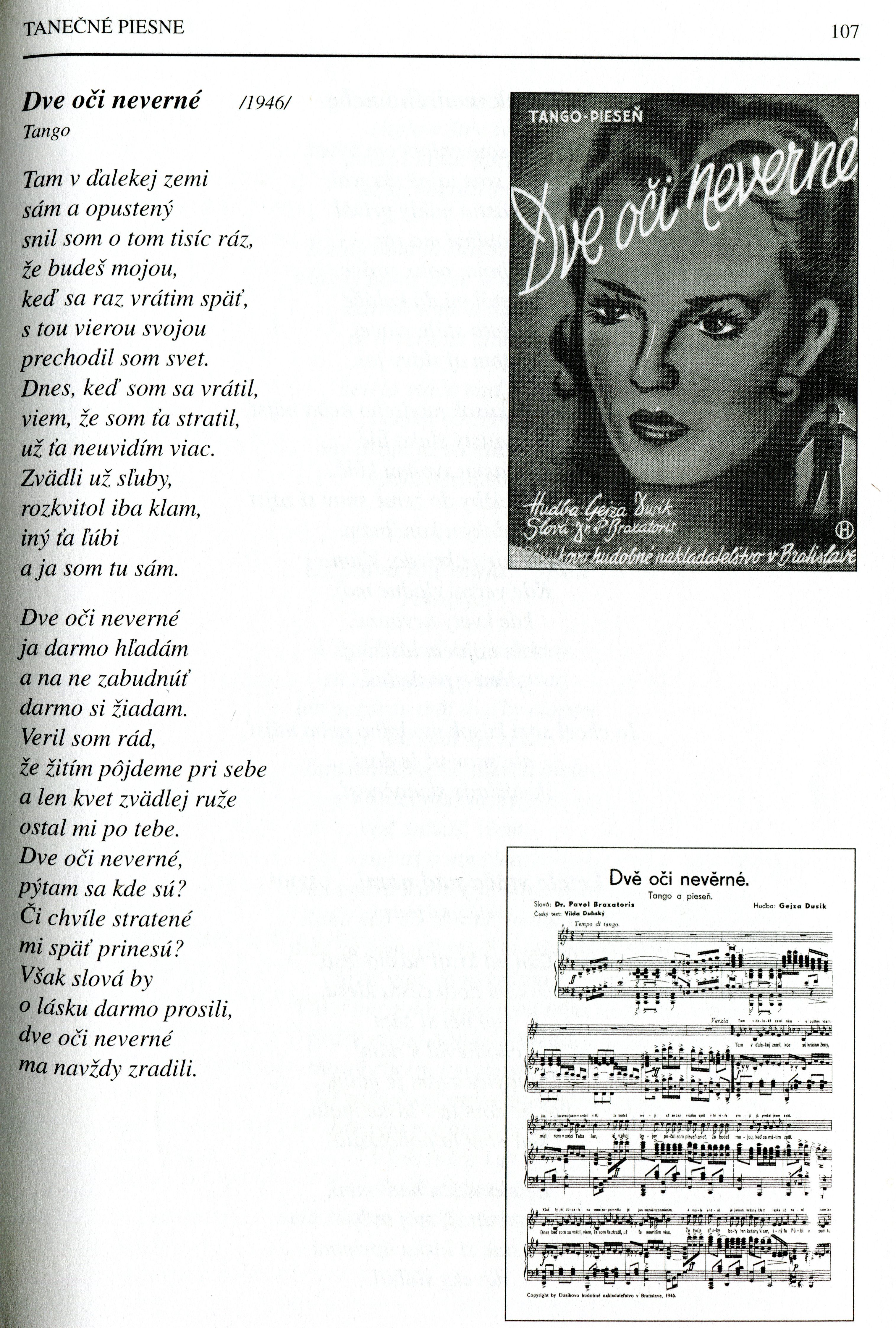 ŠEVČÍKOVÁ, Zora. Pavol Braxatoris - výber z tvorby libretistu a textára JUDr. Pavla Braxatorisa (1998) strana 107