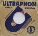 Ultraphon - obal "desky, gramofony / Československý výrobek" z cca 1932-39, modré prevedenie, druhá strana